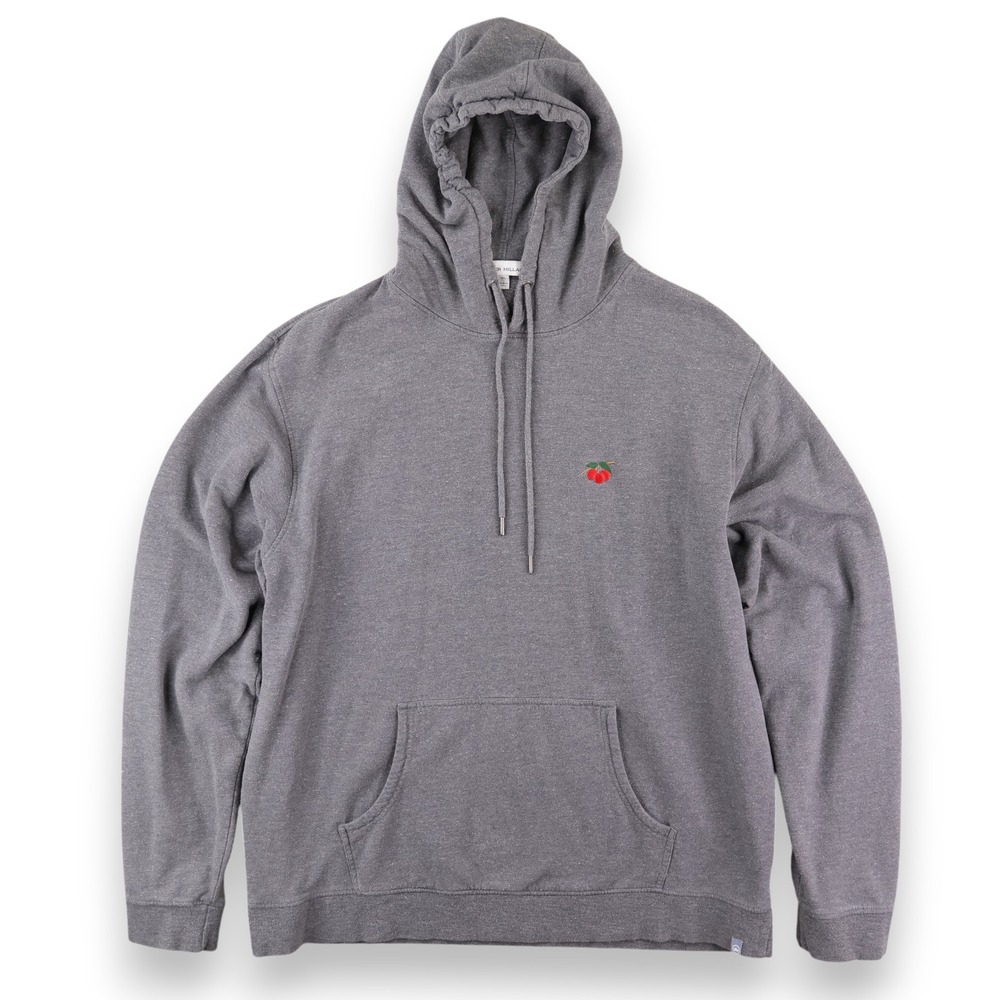 Peter Millar Lava Wash Hoodie Mens XL Grey Golf Sweatshirt Cherry Hills CC